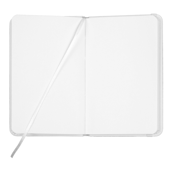80-page unlined notebook with matching color bookmark and closure strap.... from ASI 62660 Innovation Line