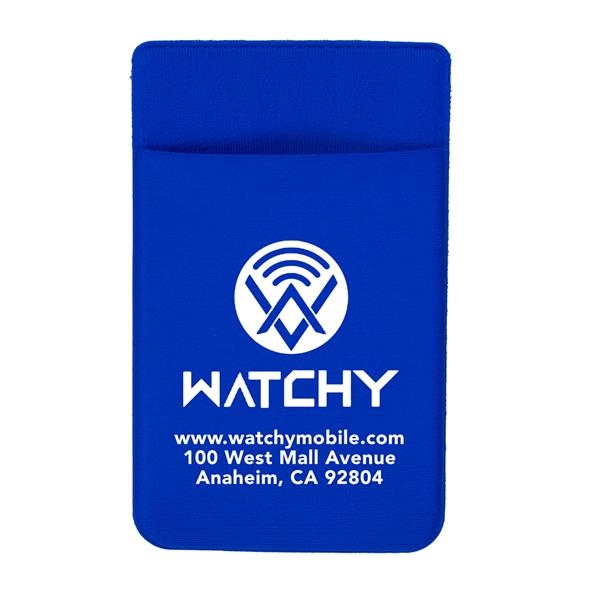 2 1/4 " x 3 1/2" Alpe flexible polyester cellphone wallet... from ASI 62660 Innovation Line