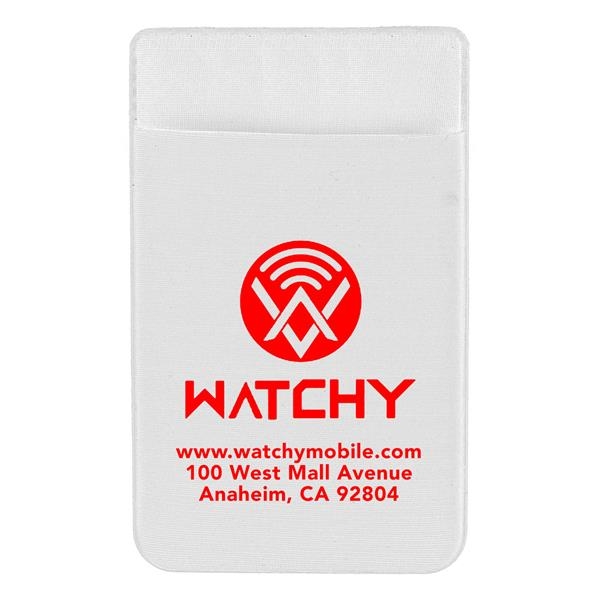 2 1/4 " x 3 1/2" Alpe flexible polyester cellphone wallet... from ASI 62660 Innovation Line