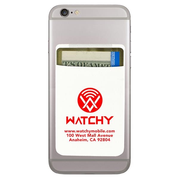 2 1/4 " x 3 1/2" Alpe flexible polyester cellphone wallet... from ASI 62660 Innovation Line