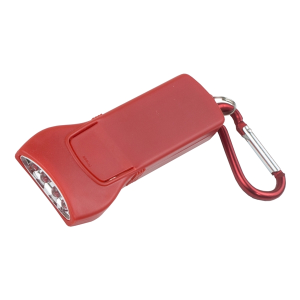 4 LED flashlight / keyholder with carabiner.... from ASI 62660 Innovation Line