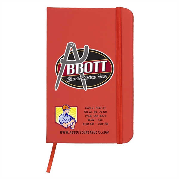 80 page of unlined notebook with matching color bookmark and closure... from ASI 62660 Innovation Line