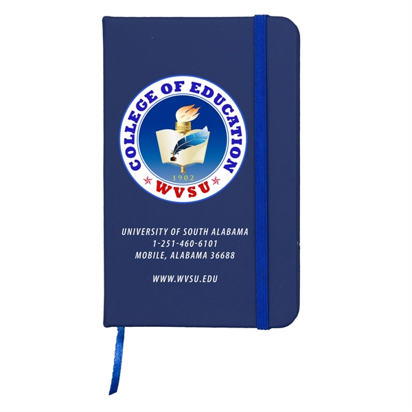 80 page of unlined notebook with matching color bookmark and closure... from ASI 62660 Innovation Line