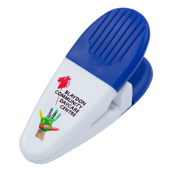 Magnetic clip with large rubber handle and large customization area.... from ASI 62660 Innovation Line