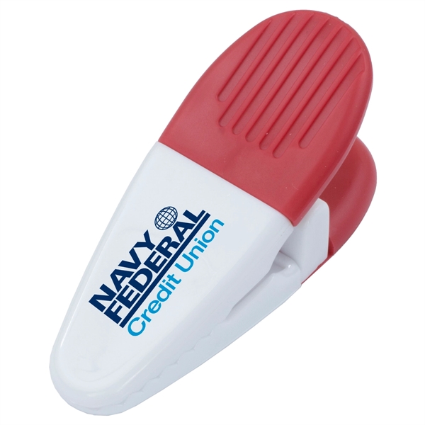 Magnetic clip with large rubber handle and large customization area.... from ASI 62660 Innovation Line