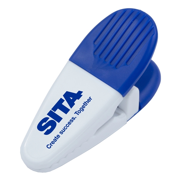 Magnetic clip with large rubber handle and large customization area.... from ASI 62660 Innovation Line