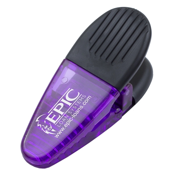 Magnetic clip with large rubber handle and large customization area.... from ASI 62660 Innovation Line