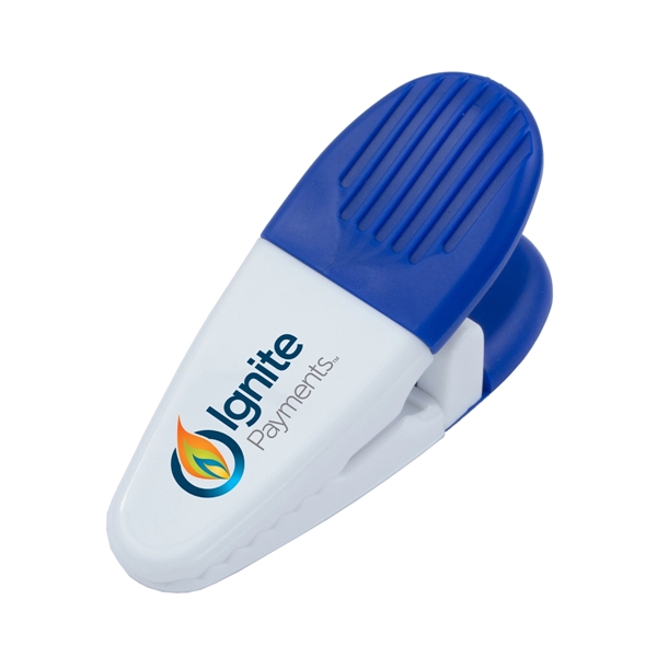 Magnetic clip with large rubber handle and large customization area.... from ASI 62660 Innovation Line