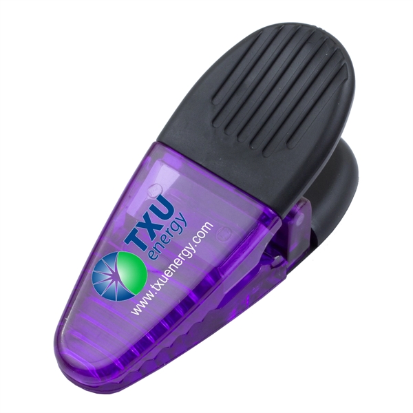 Magnetic clip with large rubber handle and large customization area.... from ASI 62660 Innovation Line