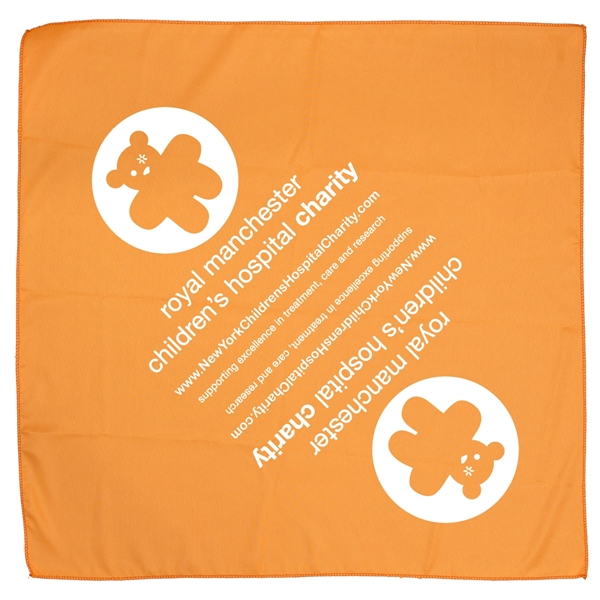 22" x 22" square polyester all purpose bandana.... from ASI 62660 Innovation Line