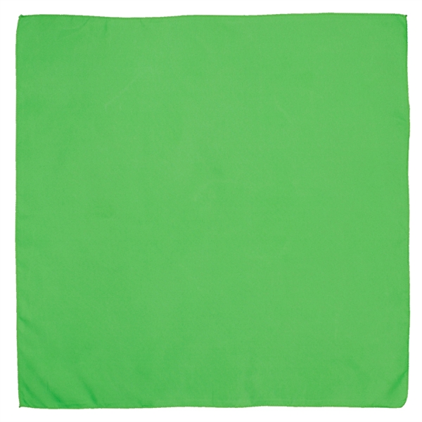 22" x 22" square polyester all purpose bandana.... from ASI 62660 Innovation Line