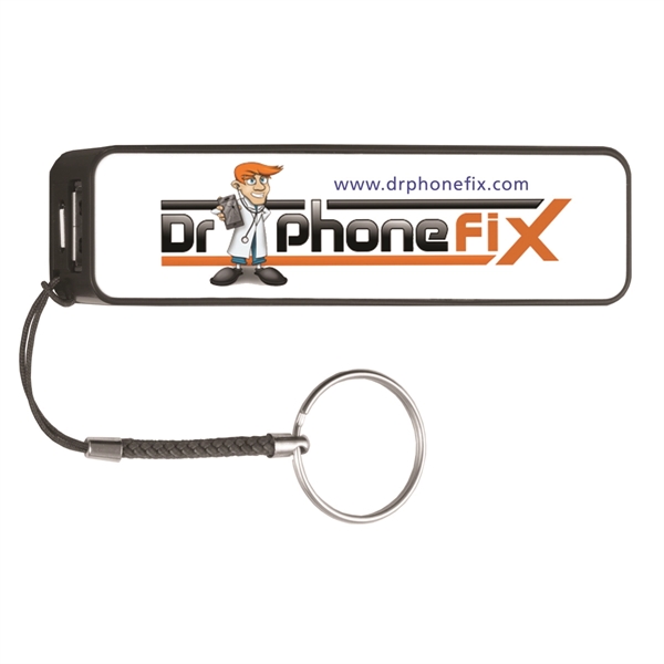 3 11/16" x 13/16" aluminum 2200mAh Powerbank and MicroUSB cable. Lithium... from ASI 62660 Innovation Line