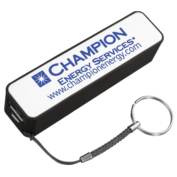 3 3/4" x 1" PC and ABS plastic 2200mAh Powerbank and... from ASI 62660 Innovation Line