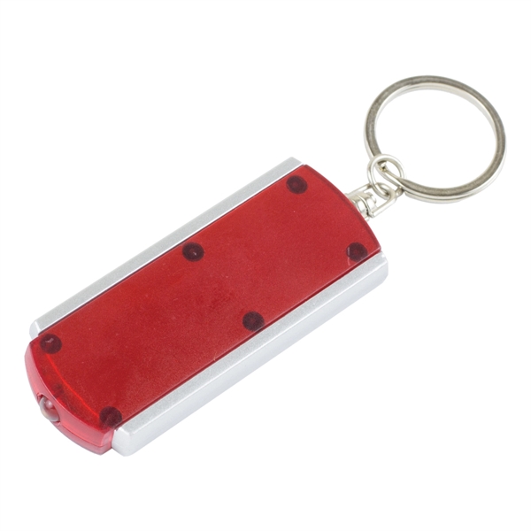2 1/2" x 1" ABS plastic LED light with keychain.... from ASI 62660 Innovation Line