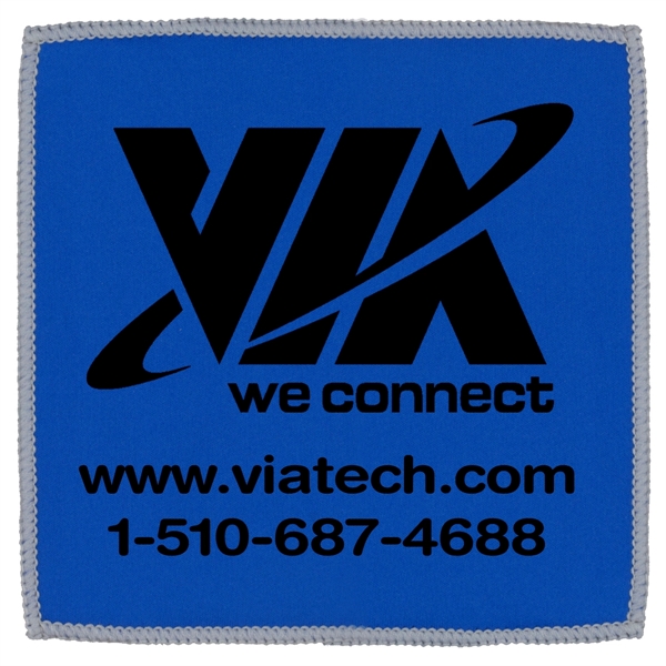 6" square terry microfiber 2-in-1- screen cleaning cloth.... from ASI 62660 Innovation Line