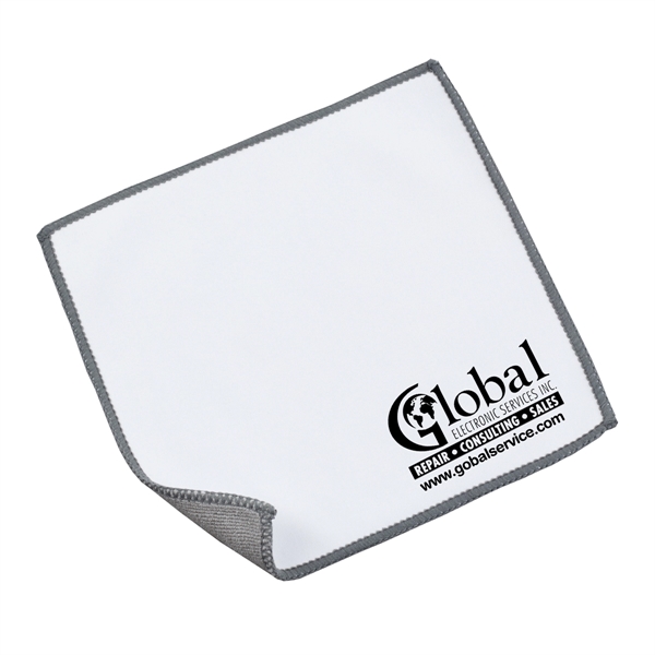 6" square terry microfiber 2-in-1- screen cleaning cloth.... from ASI 62660 Innovation Line