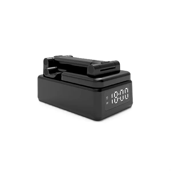 4-in-1 Bluetooth speaker 15W wireless charger phone stand plus 1C1P silkscreen... from ASI 37218 Athena Promo (tm)