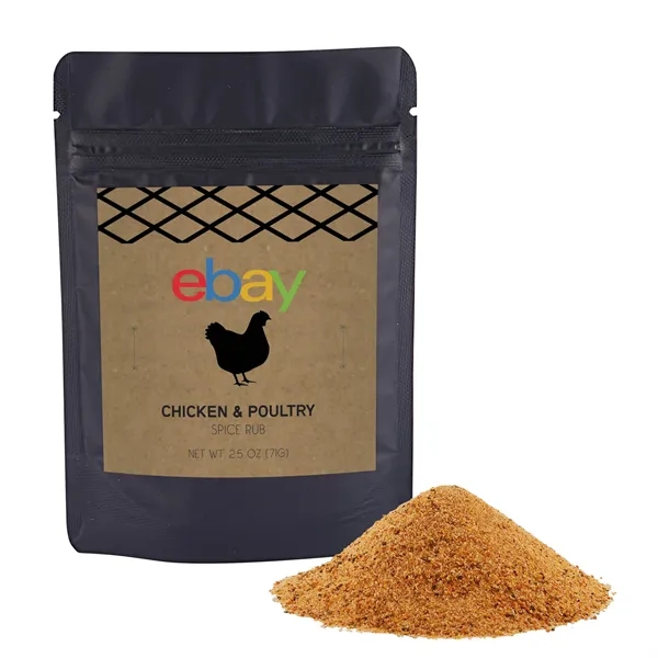 Customizable resealable packet filled with 2.5 oz. of chicken and poultry... from ASI 71685 Midnite Snax®