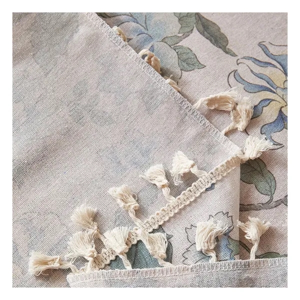 Waterproof double border polyester cotton table with digital imprint option... from ASI 37218 Athena Promo (tm)