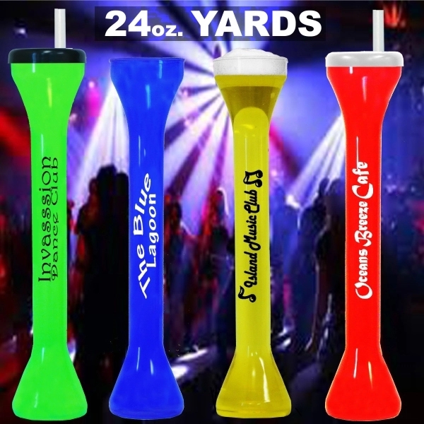 24 oz. unique yard  plastic drinkware. BPA Free. 100% Recyclable.... from ASI 93135 US Bev Plastics