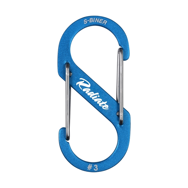 2 3/4" long carabiner made of weather-resistant stainless steel with dual... from ASI 46170 Compass Industries Inc