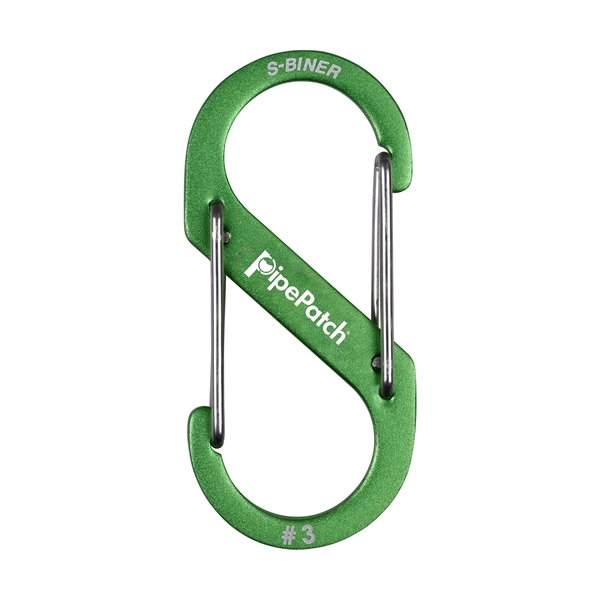 2 3/4" long carabiner made of weather-resistant stainless steel with dual... from ASI 46170 Compass Industries Inc