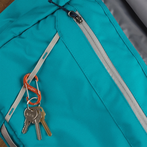 2 3/4" long carabiner made of weather-resistant stainless steel with dual... from ASI 46170 Compass Industries Inc