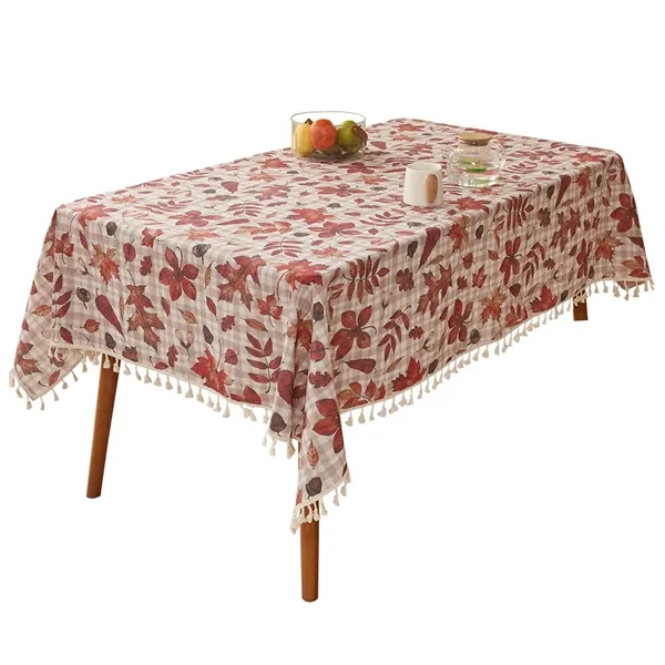 Waterproof washable polyester cotton table cloth with digital imprint option... from ASI 37218 Athena Promo (tm)
