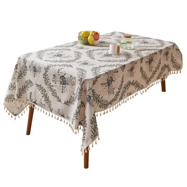 Waterproof washable polyester cotton table cloth with digital imprint option... from ASI 37218 Athena Promo (tm)
