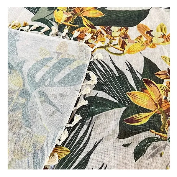 Waterproof washable polyester cotton table cloth with digital imprint option... from ASI 37218 Athena Promo (tm)