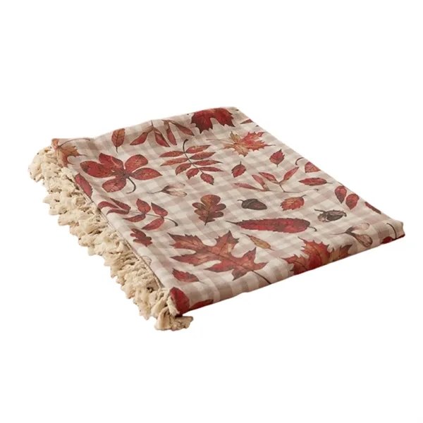 Waterproof washable polyester cotton table cloth with digital imprint option... from ASI 37218 Athena Promo (tm)