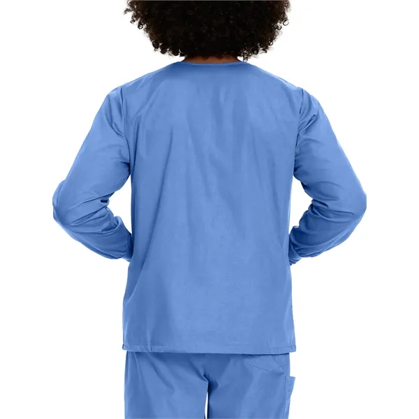 Landau Unisex Warmup Jacket with Knit Cuffs... from ASI 86018 Scrub Authority / Uniform Stores