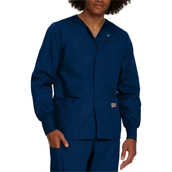 Landau Unisex Warmup Jacket with Knit Cuffs... from ASI 86018 Scrub Authority / Uniform Stores