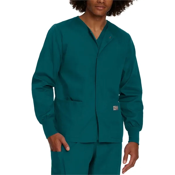 Landau Unisex Warmup Jacket with Knit Cuffs... from ASI 86018 Scrub Authority / Uniform Stores