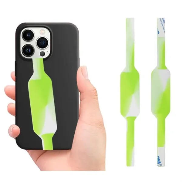 Silicone hand band phone holder grip plus 1 color silkscreen imprint... from ASI 37218 Athena Promo (tm)