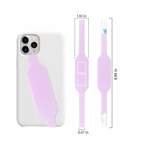 Silicone hand band phone holder grip plus 1 color silkscreen imprint... from ASI 37218 Athena Promo (tm)