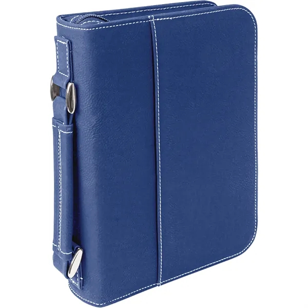 6 3/4" x 9 1/4" x 2 blue and silver PU... from ASI 74601 Calico