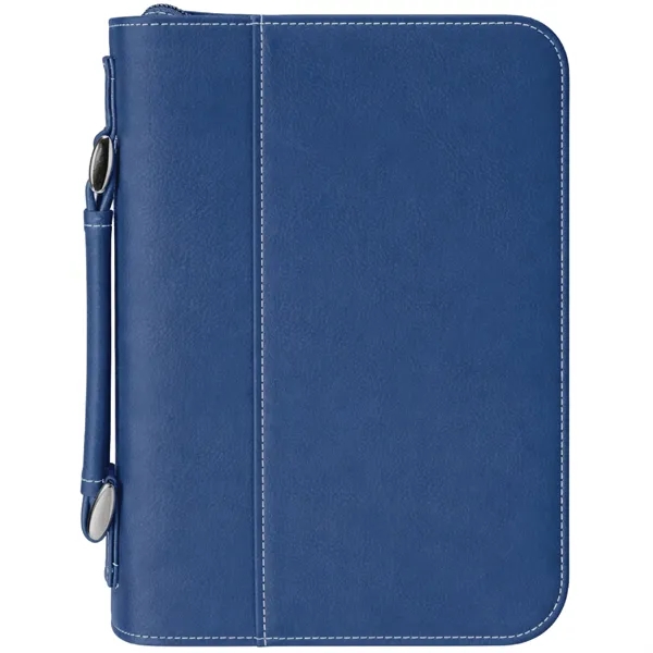 6 3/4" x 9 1/4" x 2 blue and silver PU... from ASI 74601 Calico
