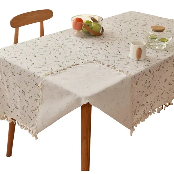 Washable 170gsm polyester cotton table cloth with digital imprint option... from ASI 37218 Athena Promo (tm)