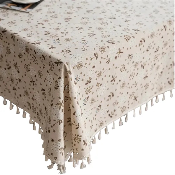 Washable 170gsm polyester cotton table cloth with digital imprint option... from ASI 37218 Athena Promo (tm)