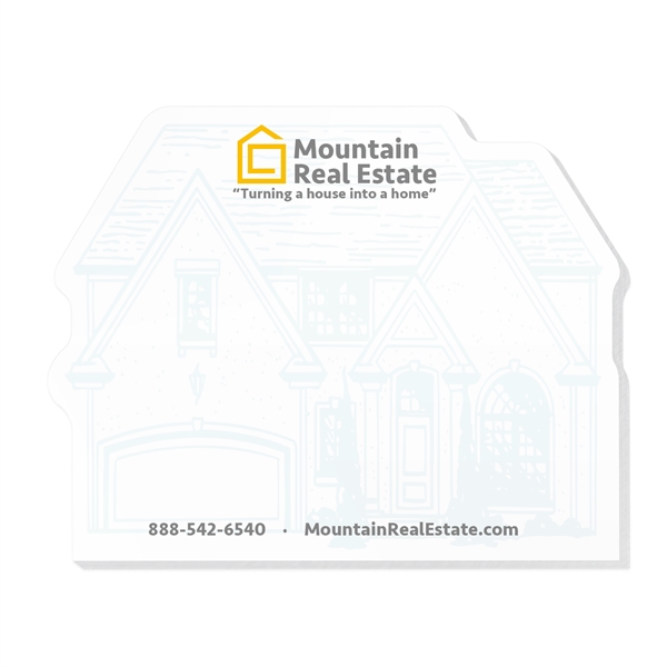 50 sheets of large die cut, adhesive sticky notes with matching... from ASI 56950 Gill Studios Inc / Gill-Line®