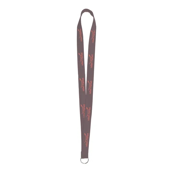 Polyester lanyard with screen printed imprint and "O" ring that measures... from ASI 61125 Hit Promotional Products / Hit®