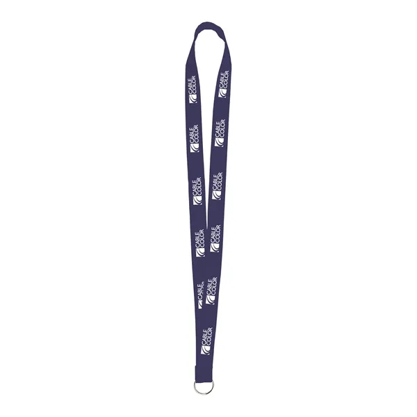 Polyester lanyard with screen printed imprint and "O" ring that measures... from ASI 61125 Hit Promotional Products / Hit®