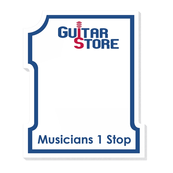 25 sheets of medium die-cut, adhesive notes with matching stock design.... from ASI 56950 Gill Studios Inc / Gill-Line®