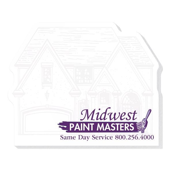 25 sheets of medium die-cut, adhesive notes with matching stock design.... from ASI 56950 Gill Studios Inc / Gill-Line®