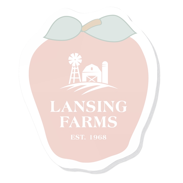 25 sheets of medium die-cut, adhesive notes with matching stock design.... from ASI 56950 Gill Studios Inc / Gill-Line®