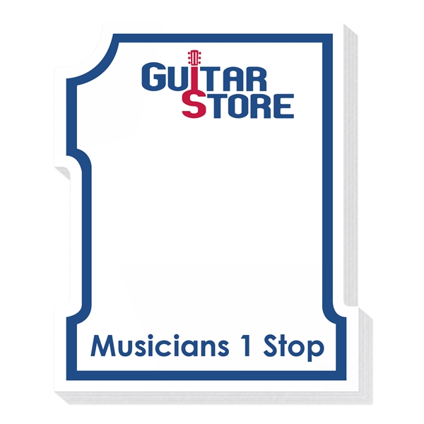 50 sheets of medium die-cut, adhesive notes with matching stock design.... from ASI 56950 Gill Studios Inc / Gill-Line®