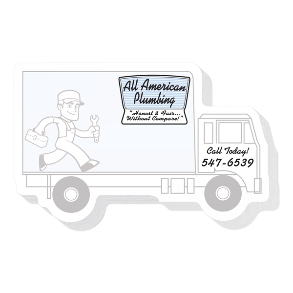 50 sheets of medium die-cut, adhesive notes with matching stock design.... from ASI 56950 Gill Studios Inc / Gill-Line®