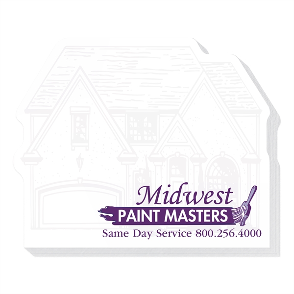 50 sheets of medium die-cut, adhesive notes with matching stock design.... from ASI 56950 Gill Studios Inc / Gill-Line®