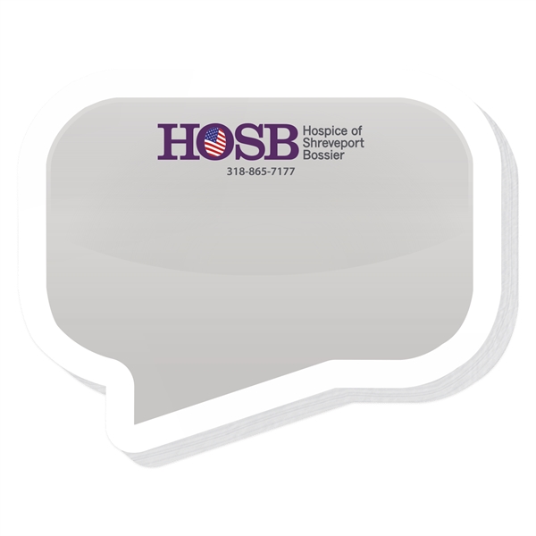 50 sheets of medium die-cut, adhesive notes with matching stock design.... from ASI 56950 Gill Studios Inc / Gill-Line®